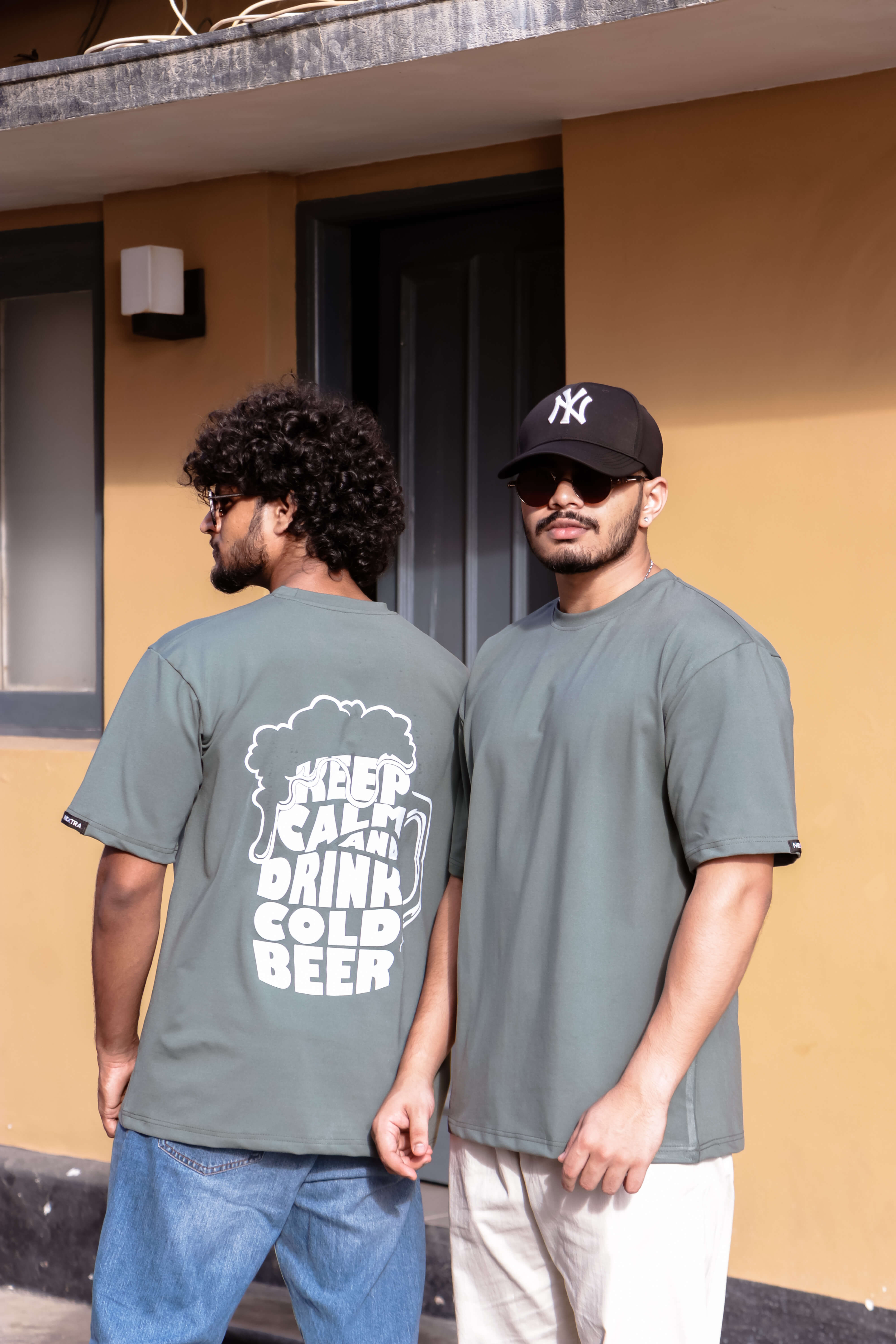 Cold Beer Oversized Tee